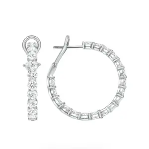 Hermosa Hoops Diamond Earrings