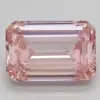 1.51 carat Emerald Cut Pink Diamond