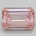 1.51 carat Emerald Cut Pink Diamond