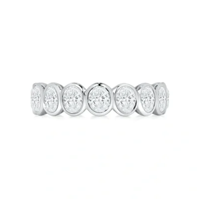 Divers Cove Oval Diamond Eternity Band 4 carats