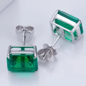 Emerald Stud Earrings