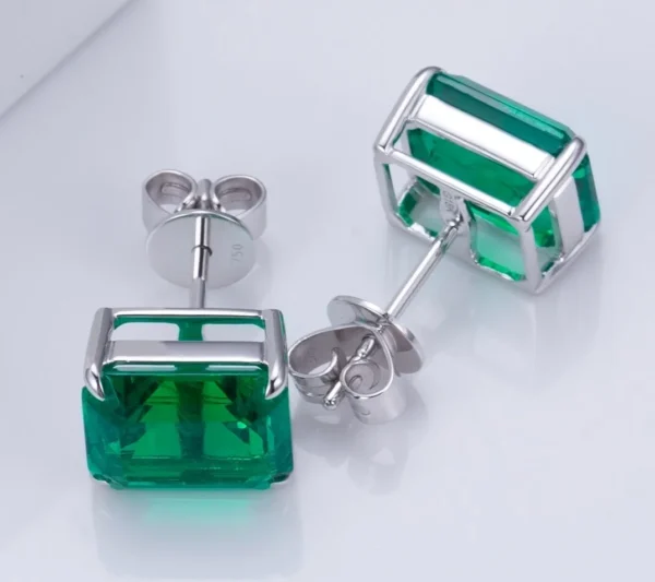 Emerald Stud Earrings