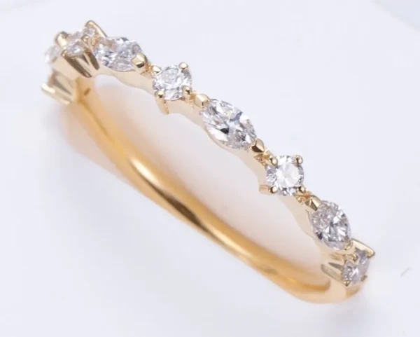 Arroyo Round and Marquise Diamond Ring