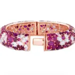 Ruby and Diamond Bangle Bracelet