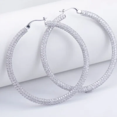 South Coast Diamond Hoops 22 carats