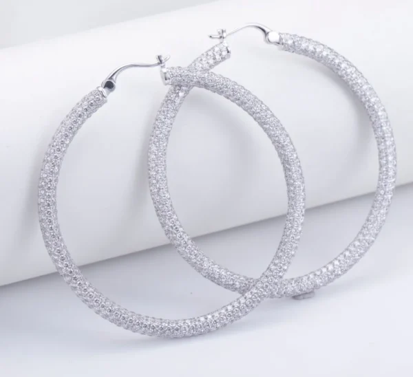South Coast Diamond Hoops 22 carats