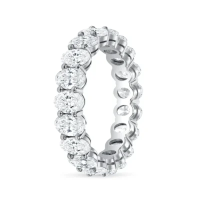 Oval Diamond Eternity Band