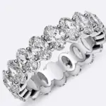 Oval Diamond Eternity Band 6 carats