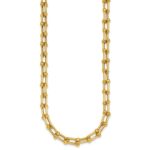 18K Polished 7mm Mariner’s Link 16 inch Necklace