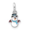 Sterling Silver Frosty Snowman Charm